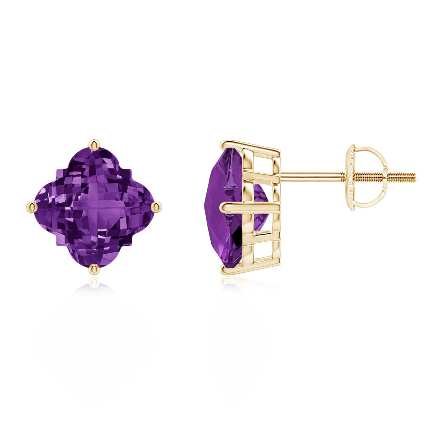 AAAA - Amethyst / 4.4 CT / 14 KT Yellow Gold