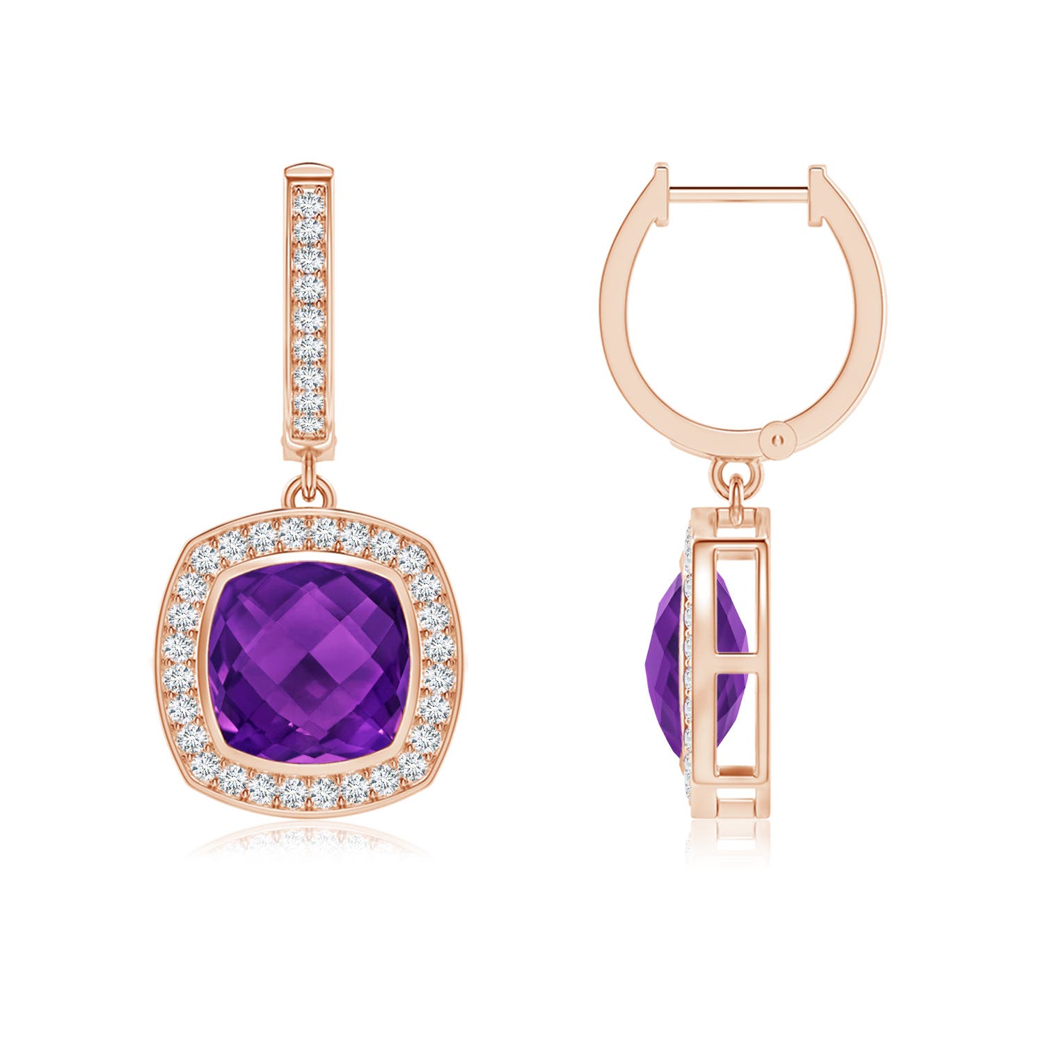 AAAA - Amethyst / 8.89 CT / 14 KT Rose Gold