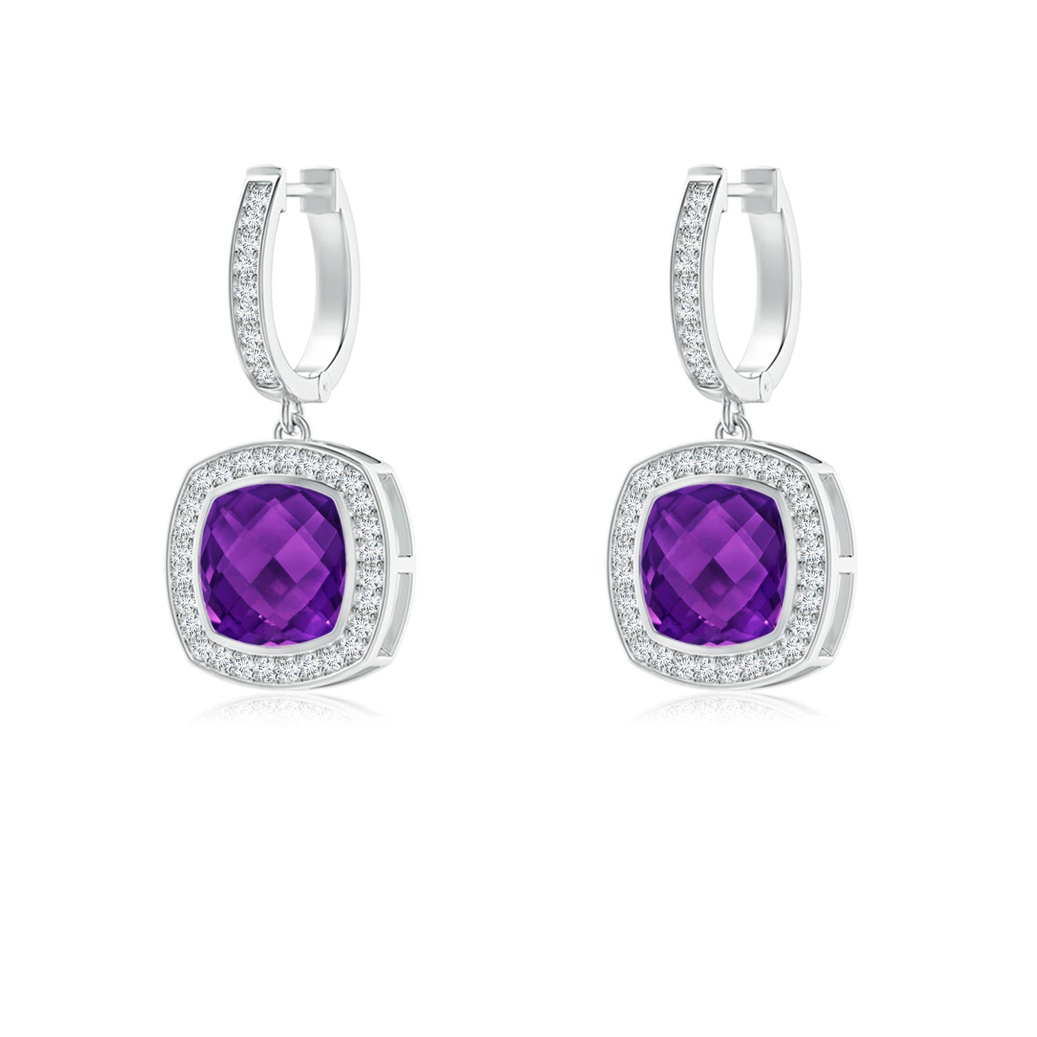 AAAA - Amethyst / 5.44 CT / 14 KT White Gold