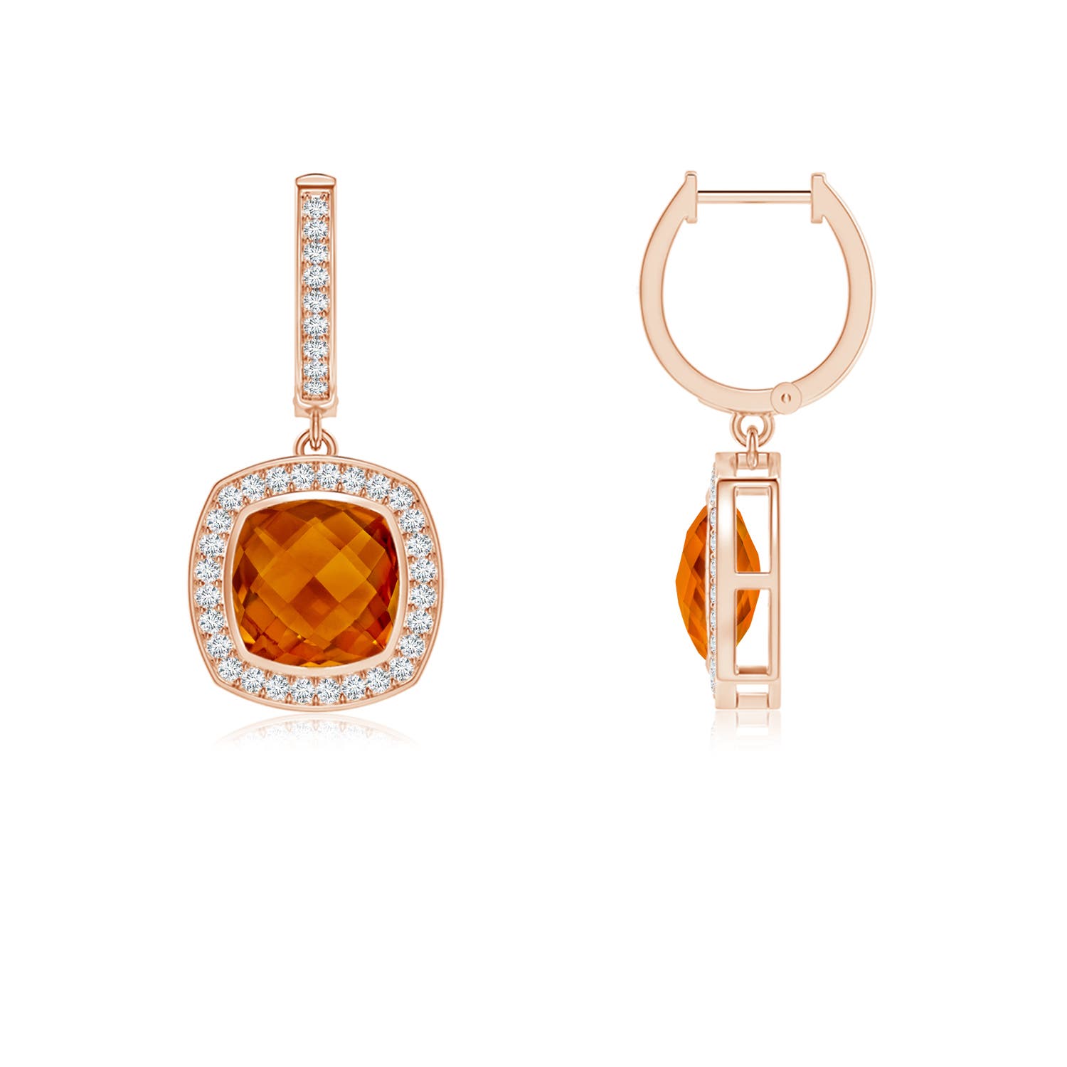 AAAA - Citrine / 5.44 CT / 14 KT Rose Gold