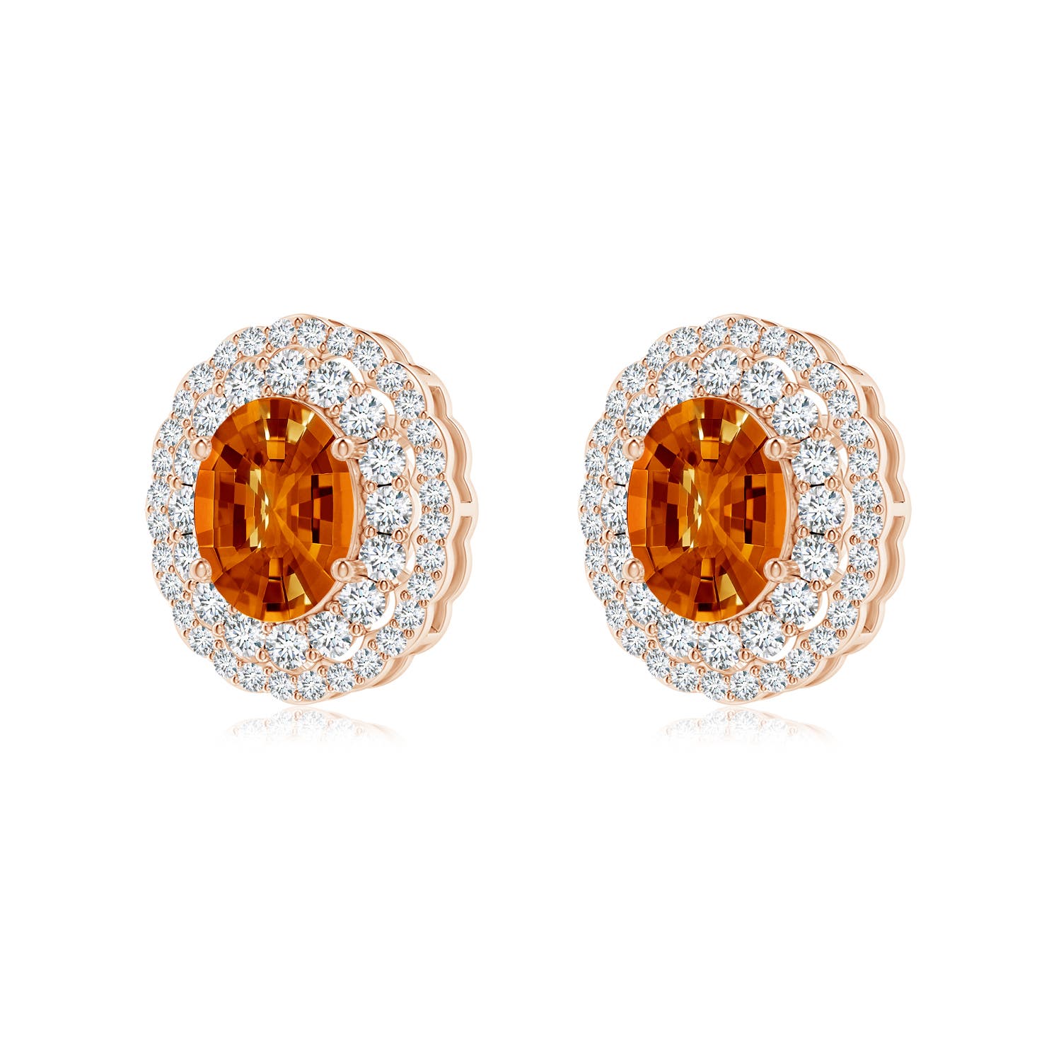 AAAA - Citrine / 6.04 CT / 14 KT Rose Gold