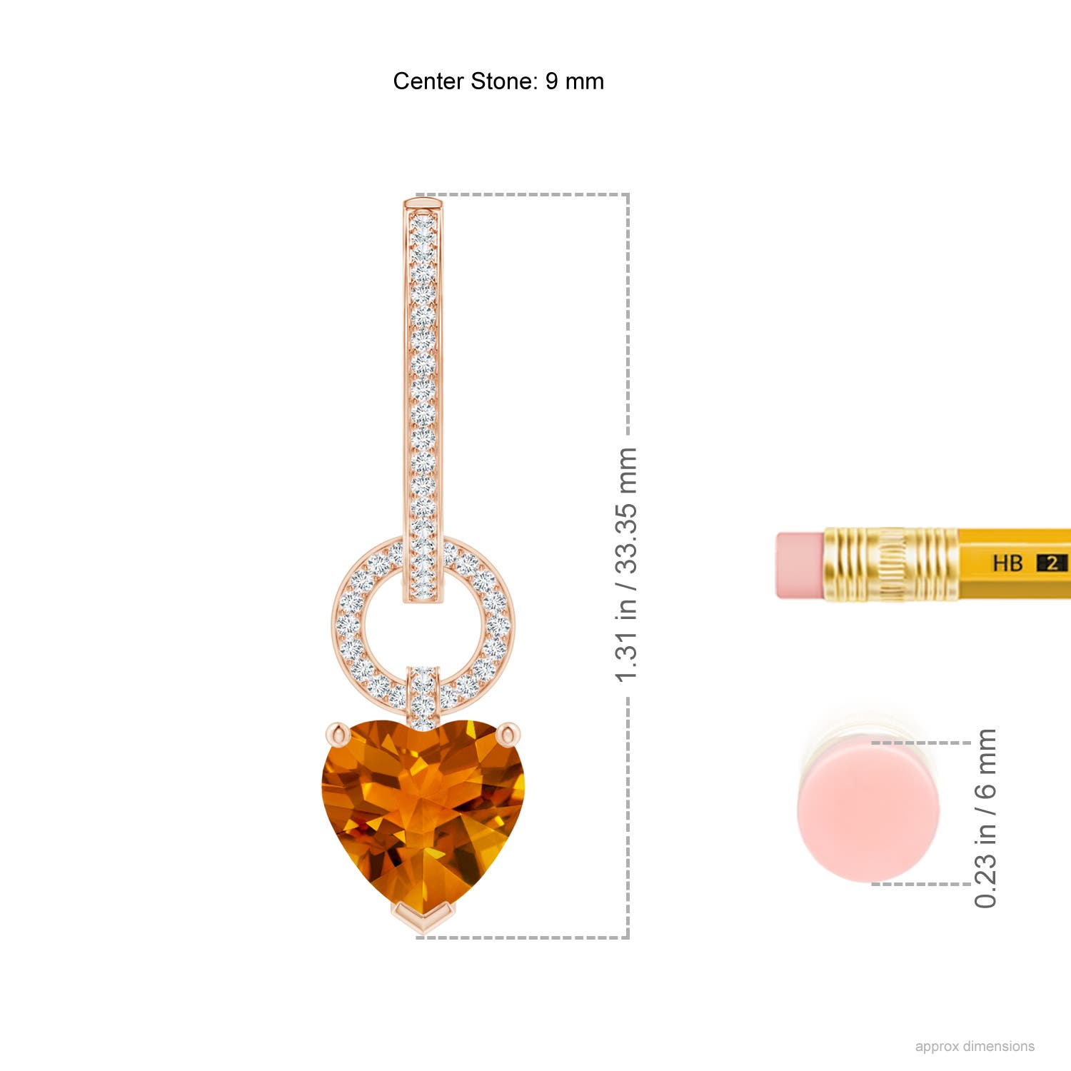 AAAA - Citrine / 7.04 CT / 14 KT Rose Gold