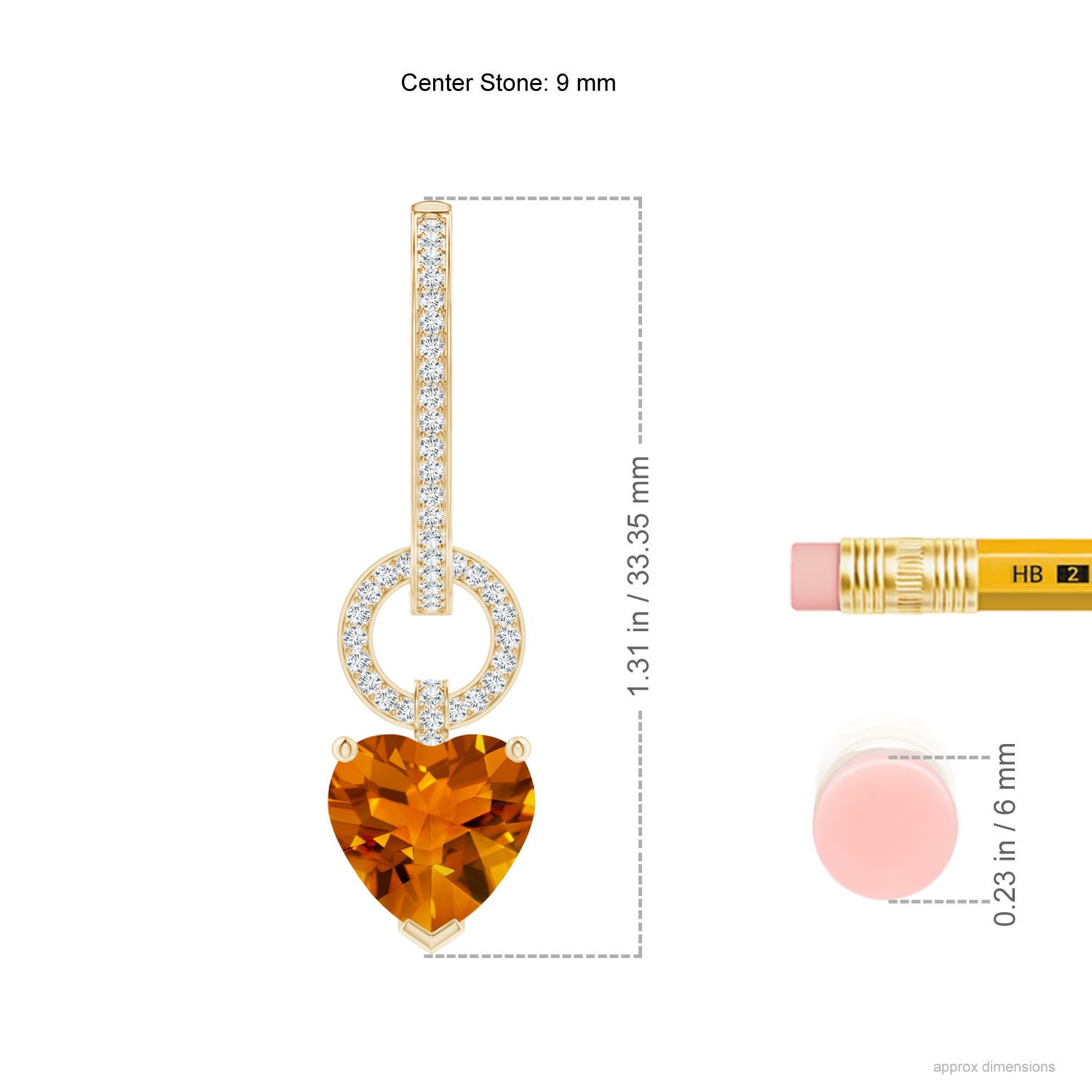 AAAA - Citrine / 7.04 CT / 14 KT Yellow Gold