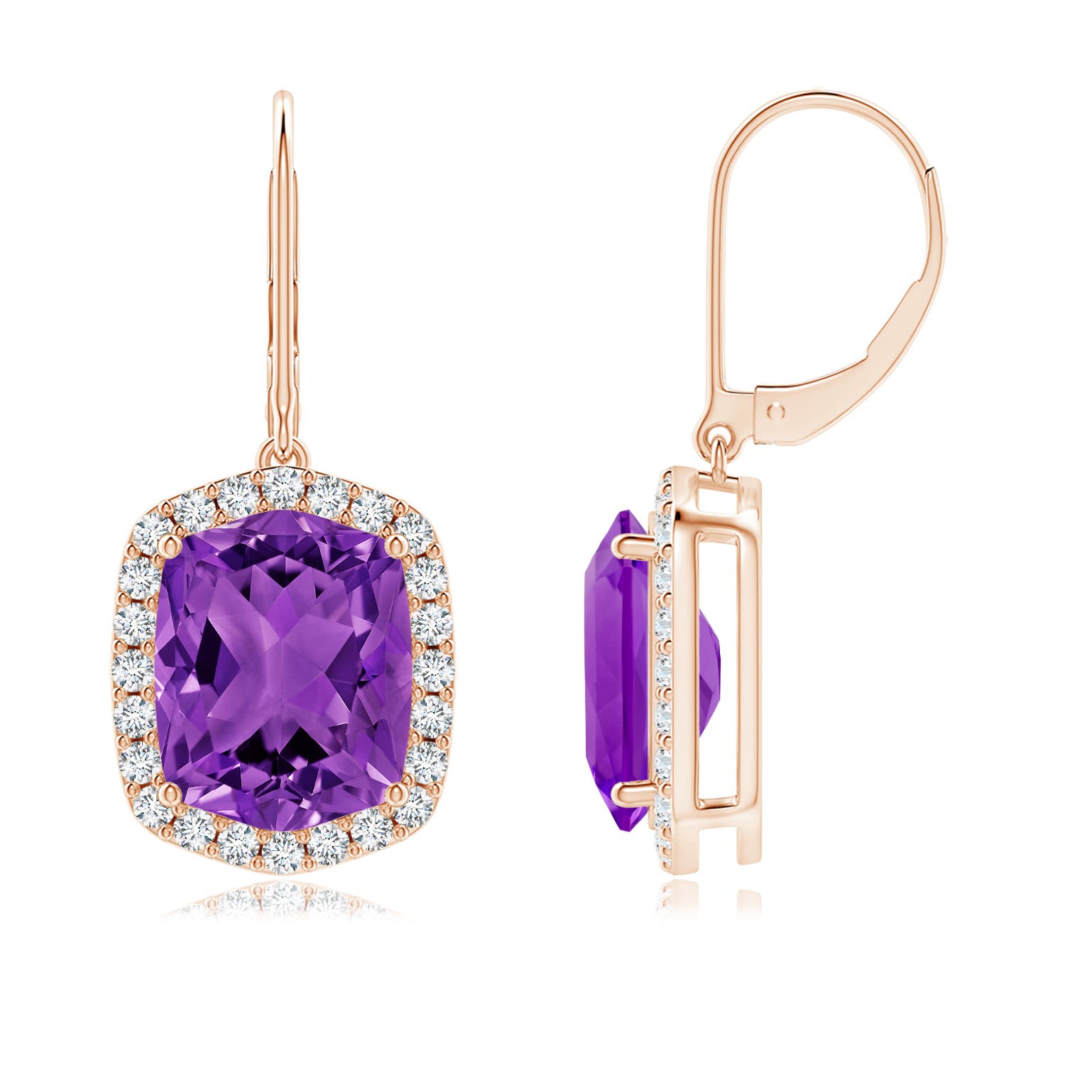 AAAA - Amethyst / 10.86 CT / 14 KT Rose Gold