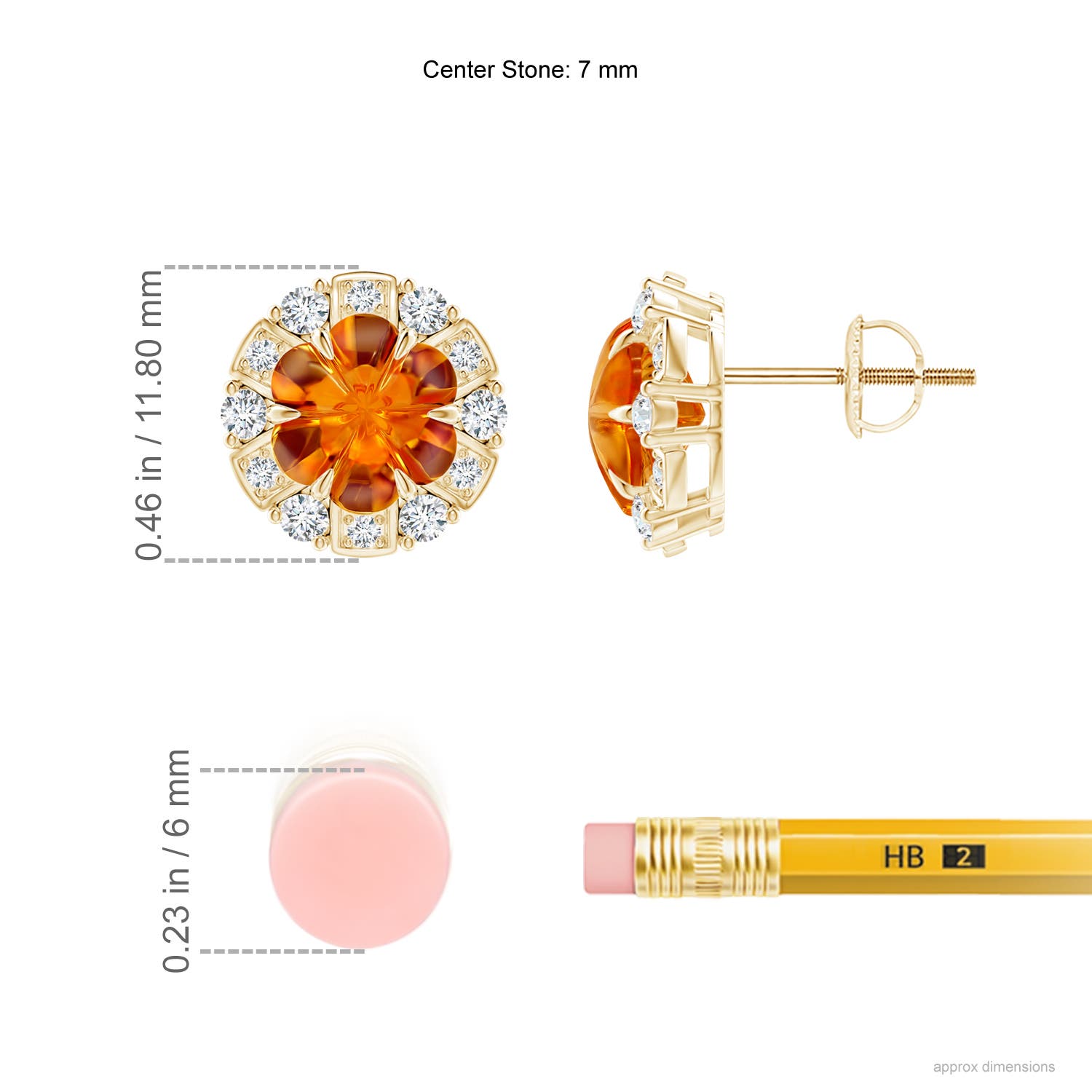 AAAA - Citrine / 3.14 CT / 14 KT Yellow Gold