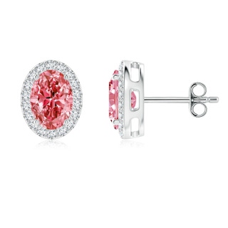 Oval Fancy Intense, VS Lab Grown Pink Diamond