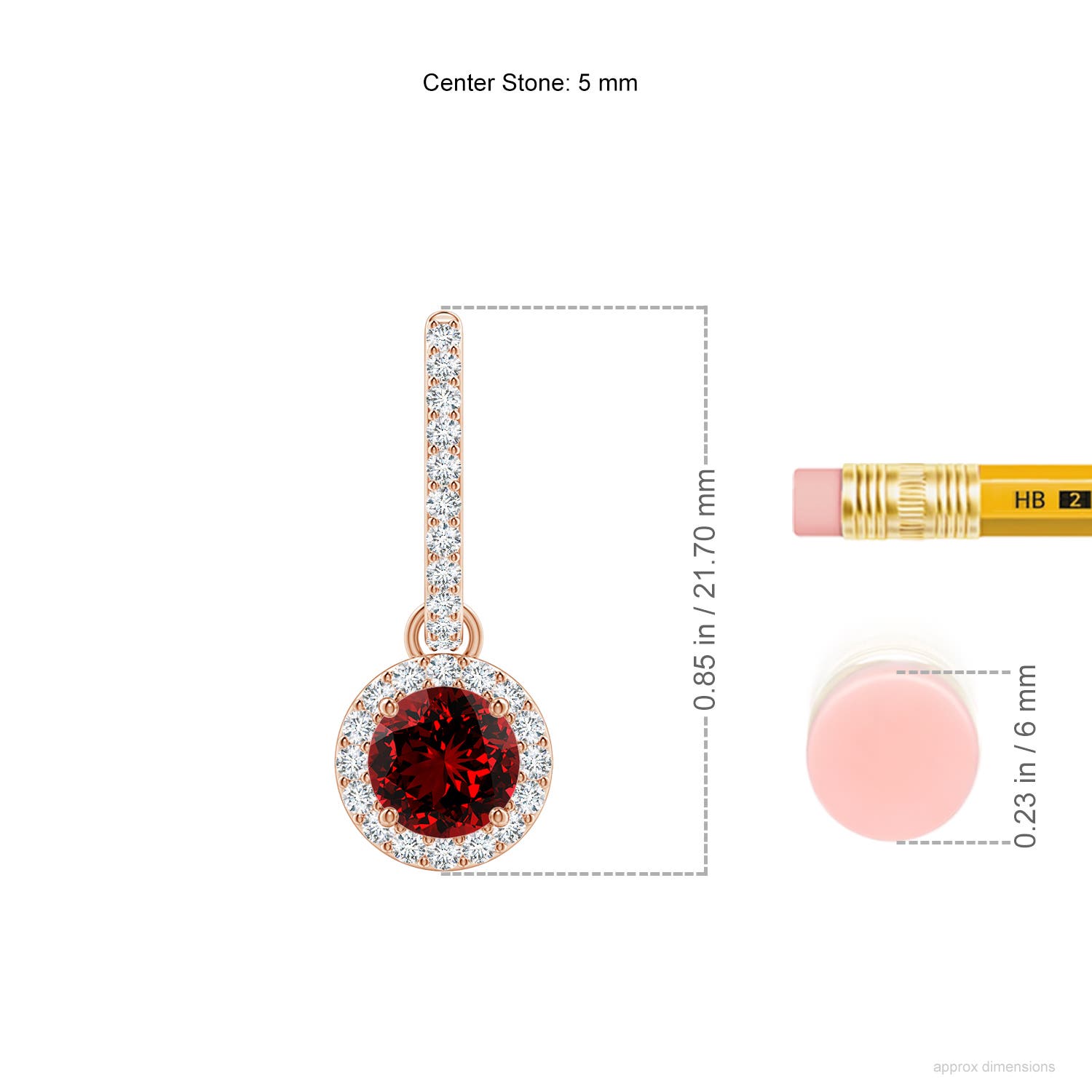 Premium - Lab-Grown Ruby / 1.52 CT / 14 KT Rose Gold