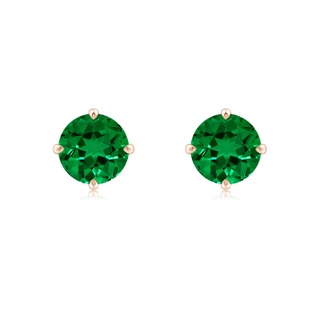 Round Lab-Grown Lab Grown Emerald