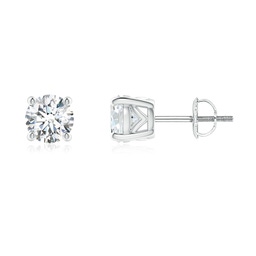 Platinum Lab Grown Diamond Earrings