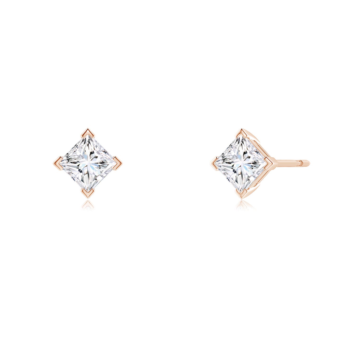 F-G, VS / 0.66 CT / 14 KT Rose Gold