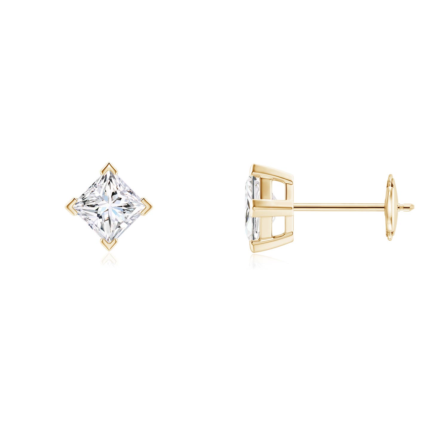 F-G, VS / 0.66 CT / 14 KT Yellow Gold