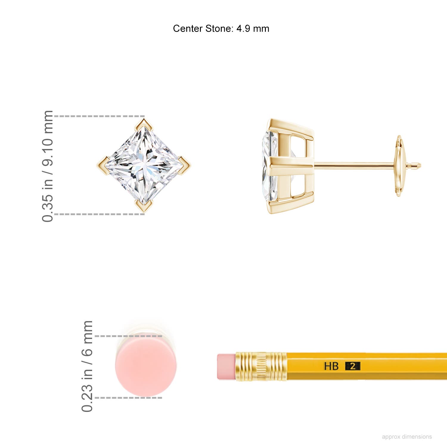 F-G, VS / 1.3 CT / 14 KT Yellow Gold