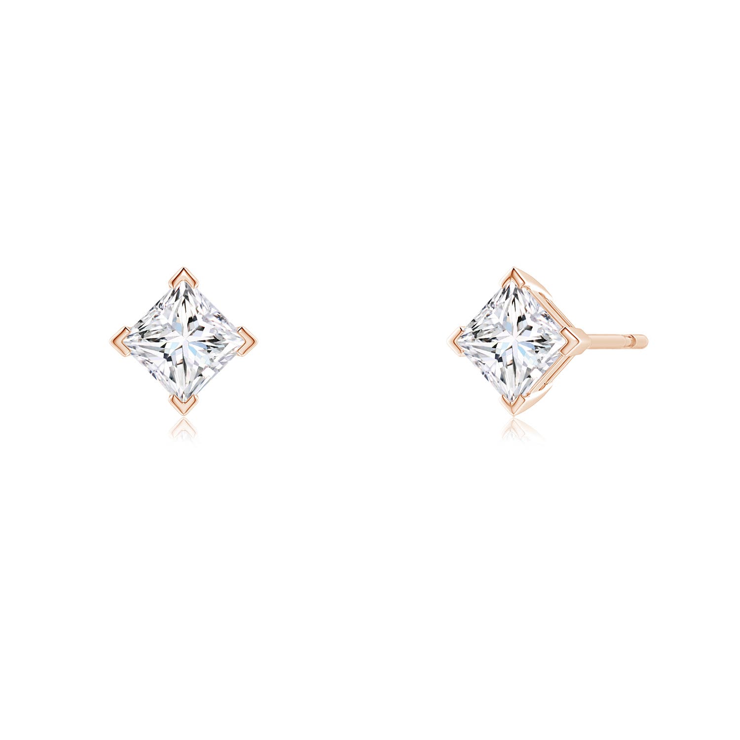 F-G, VS / 0.72 CT / 14 KT Rose Gold