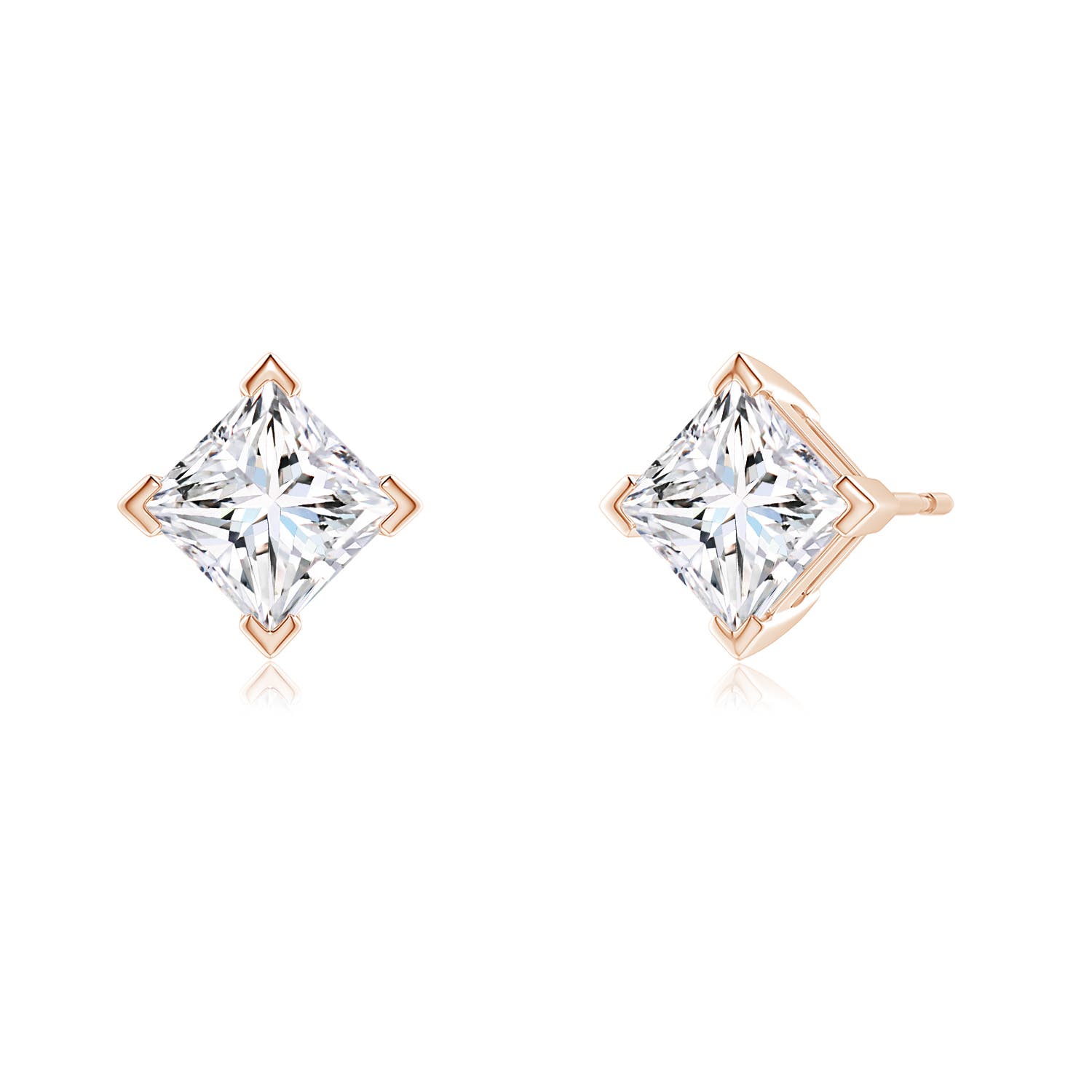 F-G, VS / 2.1 CT / 14 KT Rose Gold