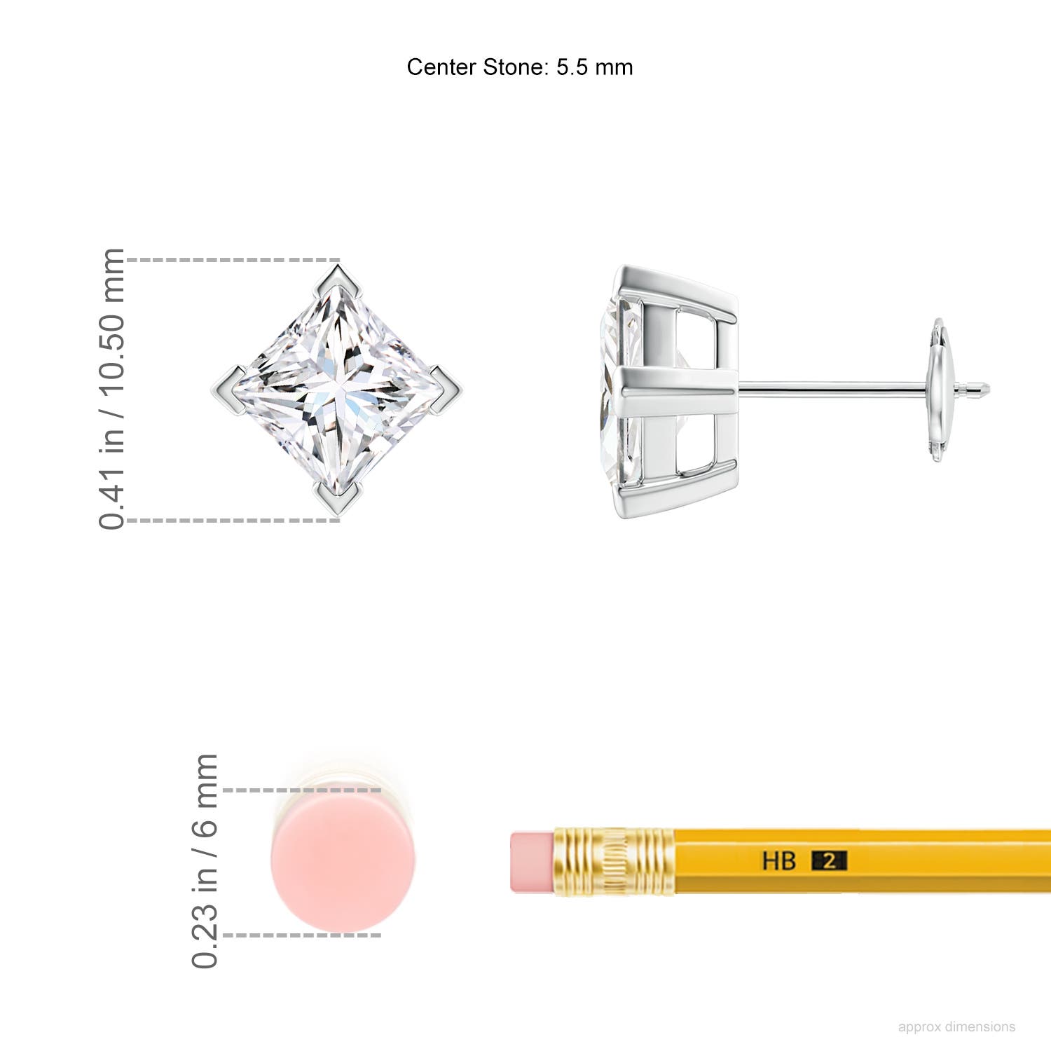 F-G, VS / 2.1 CT / 14 KT White Gold