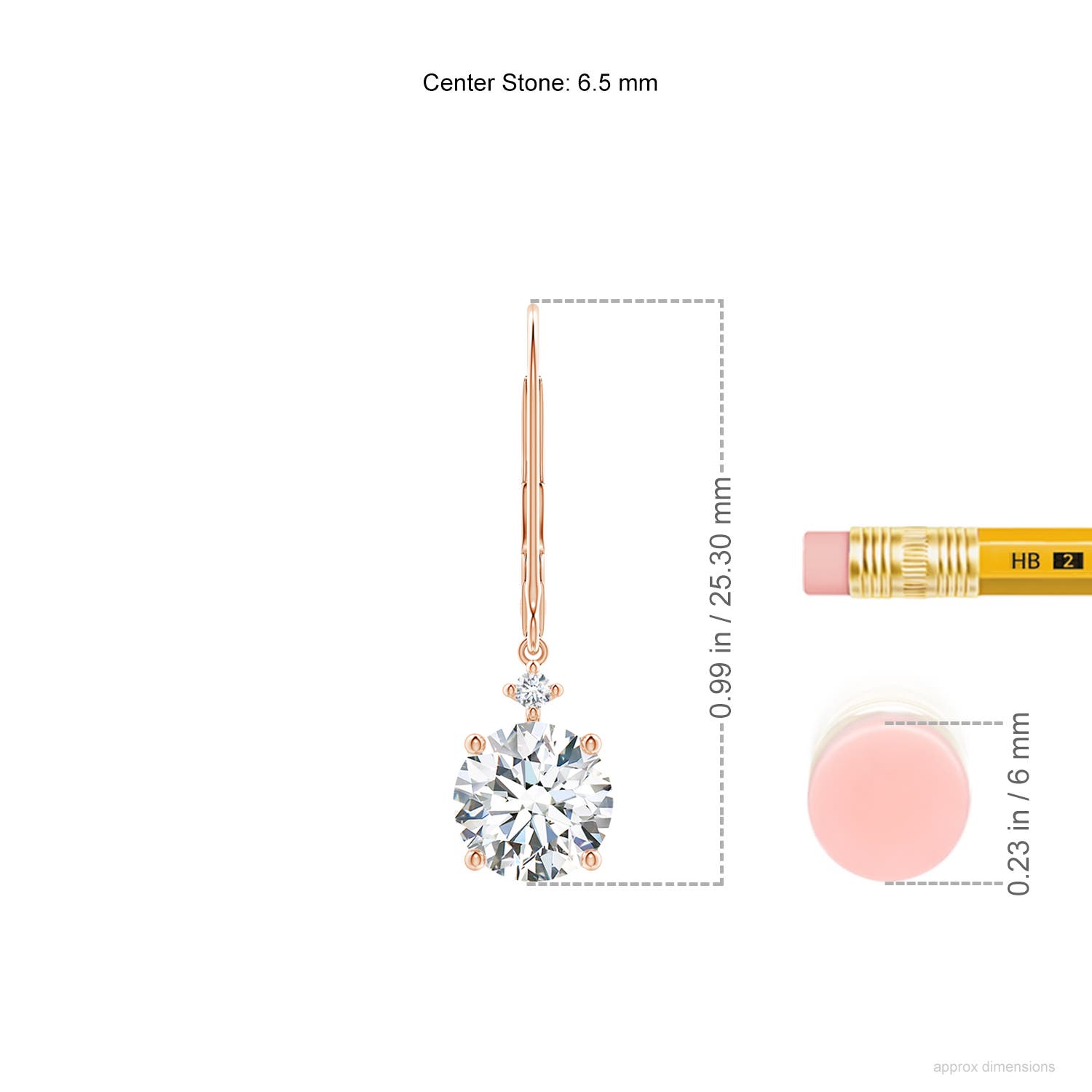 F-G, VS / 2.09 CT / 14 KT Rose Gold