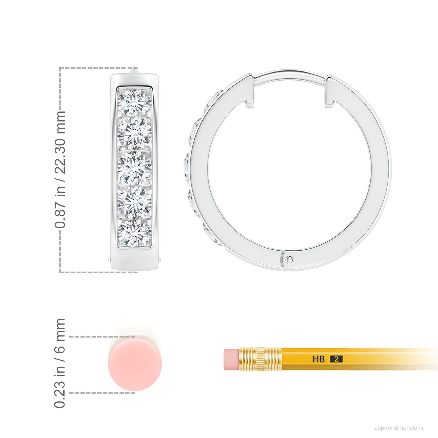 F-G, VS / 2 CT / 18 KT White Gold