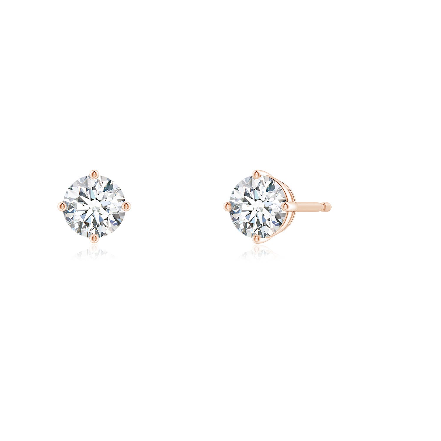 F-G, VS / 0.76 CT / 14 KT Rose Gold