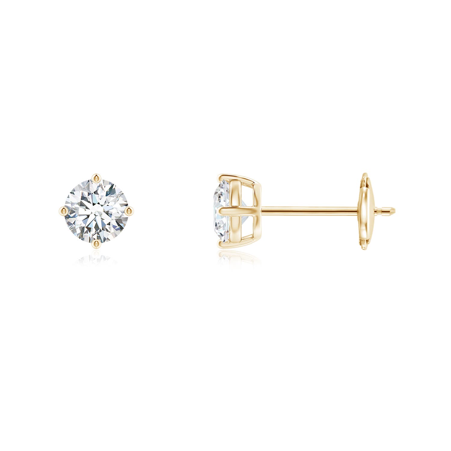 F-G, VS / 0.76 CT / 14 KT Yellow Gold