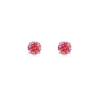 Round Fancy Intense, VS Lab Grown Pink Diamond