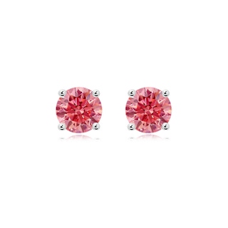 Round Fancy Intense, VS Lab Grown Pink Diamond