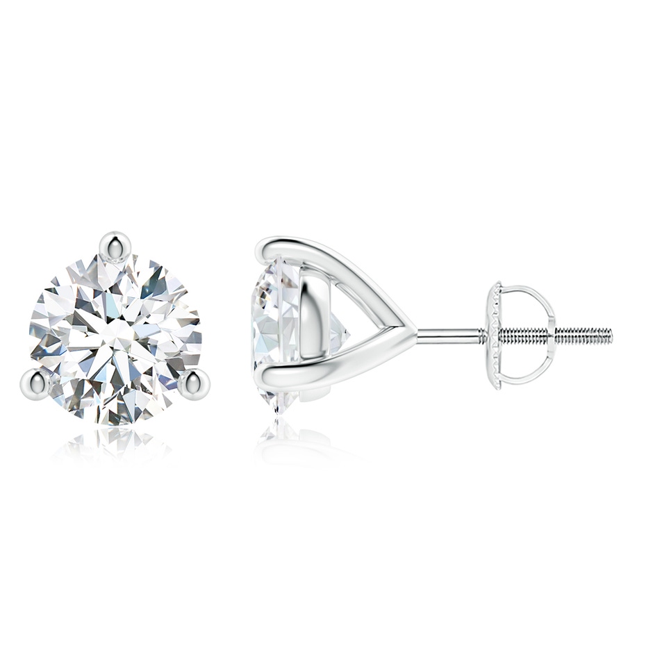 8.1mm FGVS Lab-Grown Prong-Set Round Diamond Martini Stud Earrings in P950 Platinum 