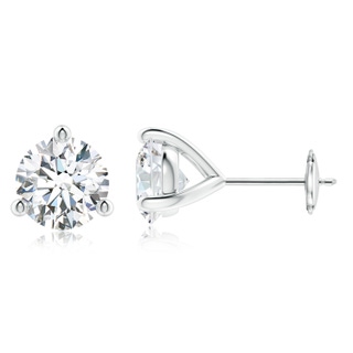 8.1mm FGVS Lab-Grown Prong-Set Round Diamond Martini Stud Earrings in White Gold