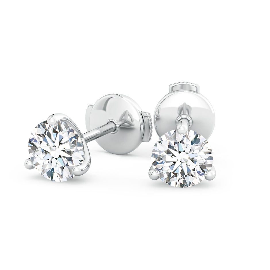 8.1mm FGVS Lab-Grown Prong-Set Round Diamond Martini Stud Earrings in White Gold side 199