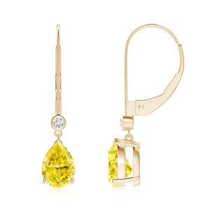 Pear Fancy Intense, VS Lab Grown Yellow Diamond