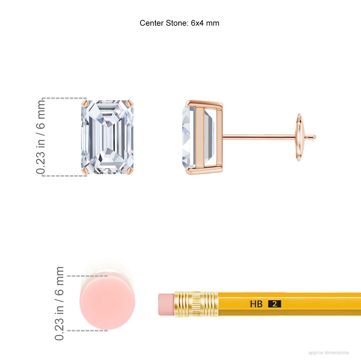 F-G, VS / 1.3 CT / 14 KT Rose Gold