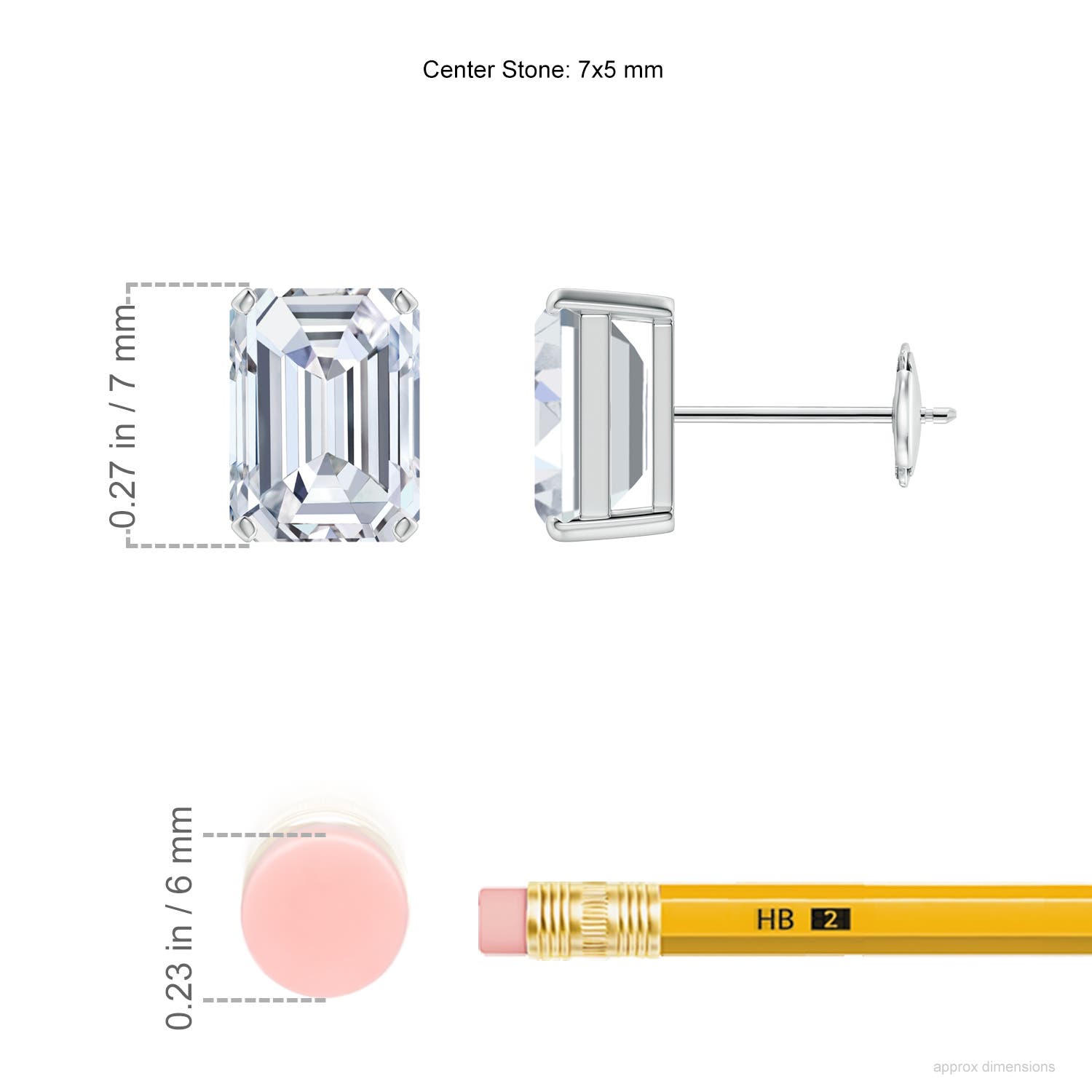 F-G, VS / 2.34 CT / 14 KT White Gold