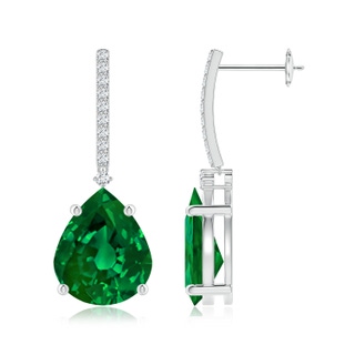 Pear Lab-Grown Lab Grown Emerald