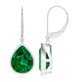 Pear Lab-Grown Lab Grown Emerald