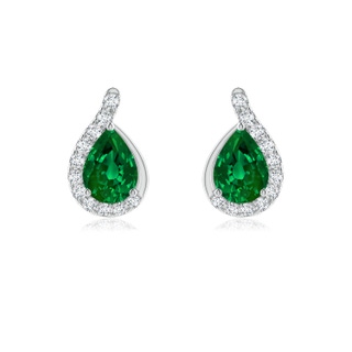 Pear Lab-Grown Lab Grown Emerald