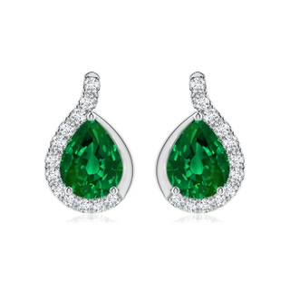 Pear Lab-Grown Lab Grown Emerald