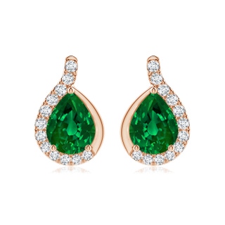 Pear Lab-Grown Lab Grown Emerald