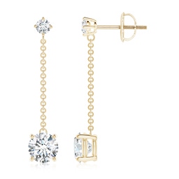 Lab Grown Diamond Drop Earrings