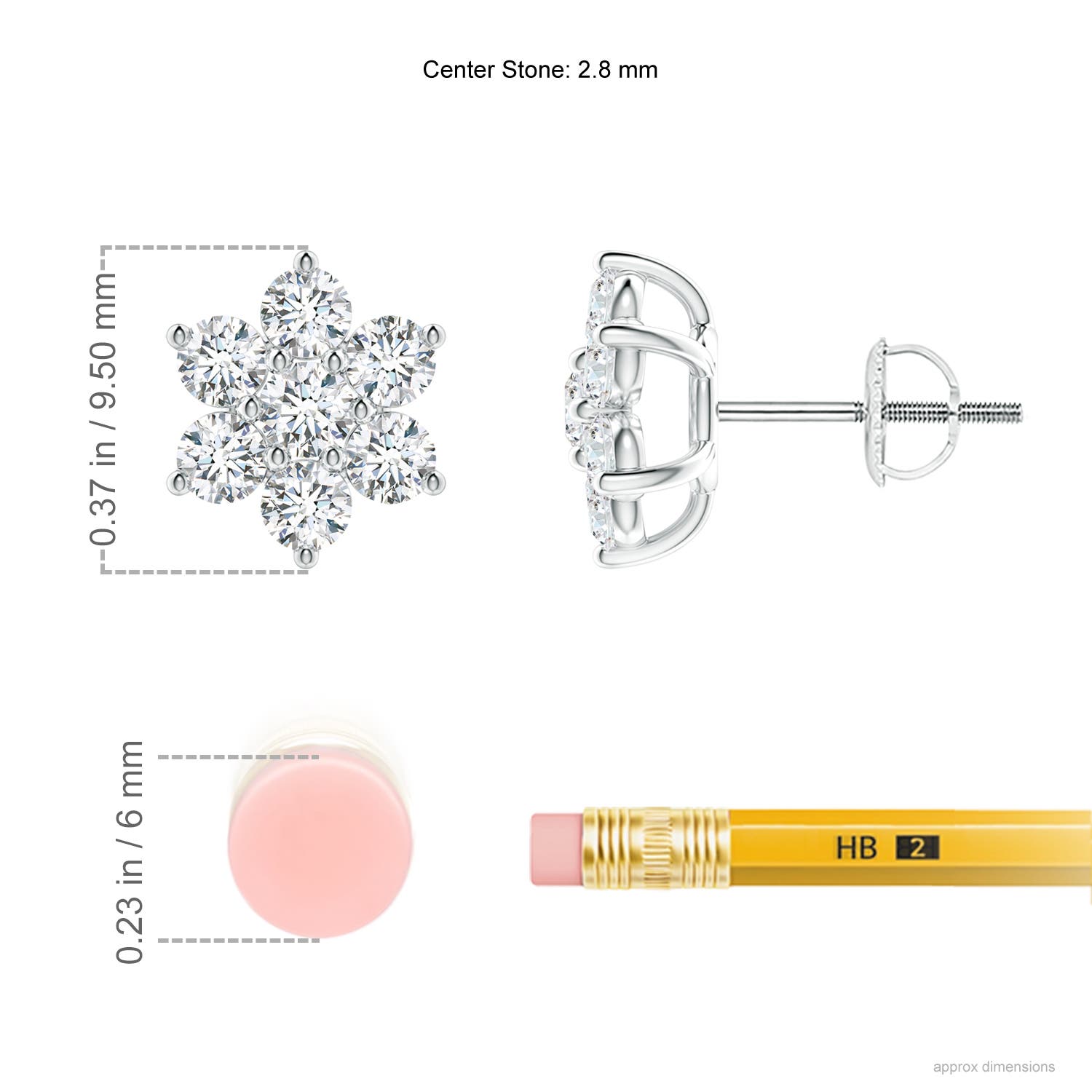 F-G, VS / 1 CT / 14 KT White Gold