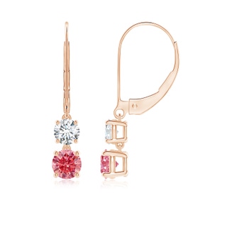 Round Fancy Intense, VS Lab Grown Pink Diamond