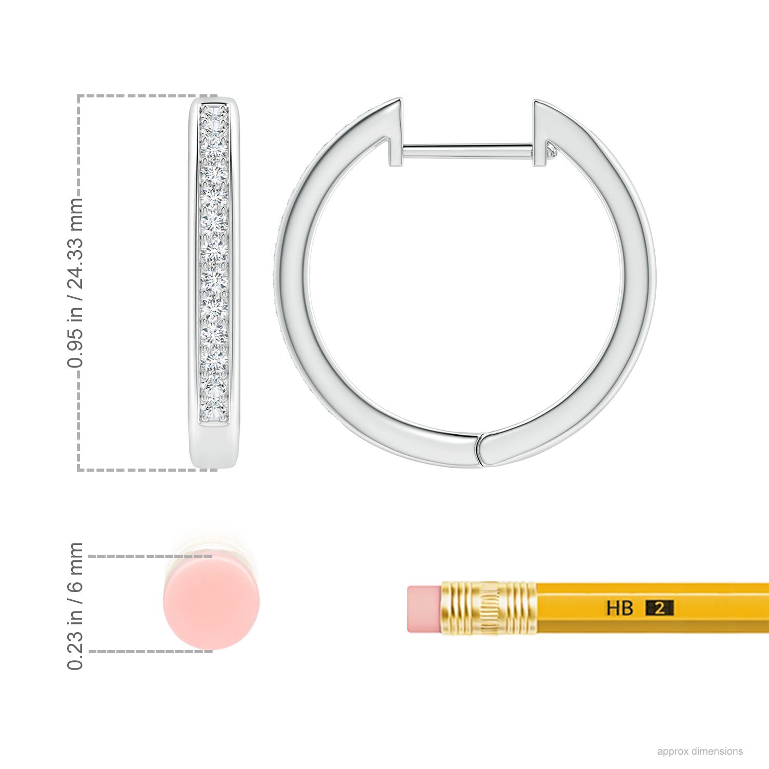 F-G, VS / 0.49 CT / 14 KT White Gold