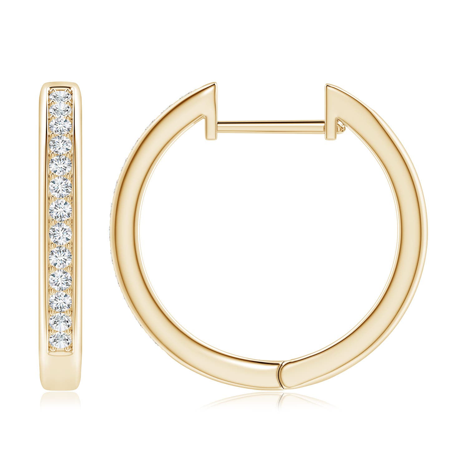 F-G, VS / 0.49 CT / 14 KT Yellow Gold