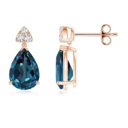 Dangle Lab Grown Alexandrite Dangle Earrings