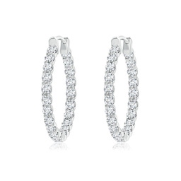 White Gold Lab Grown Diamond Earrings
