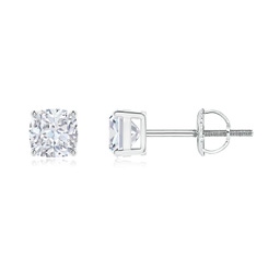 Fashion Studs Platinum Lab Grown Diamond Earrings