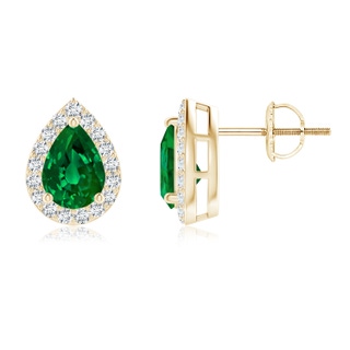 Pear Lab-Grown Lab Grown Emerald