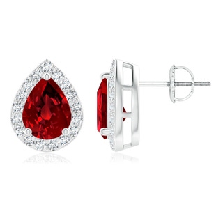 Pear Lab-Grown Lab Grown Ruby
