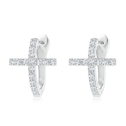 Lab Grown Diamond Hoop Earrings