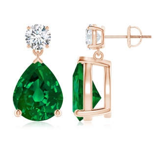 Pear Lab-Grown Lab Grown Emerald