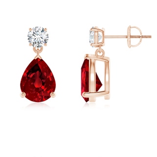 Pear Lab-Grown Lab Grown Ruby