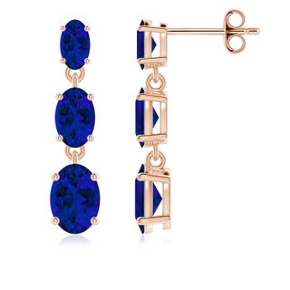 Oval Lab-Grown Lab Grown Blue Sapphire